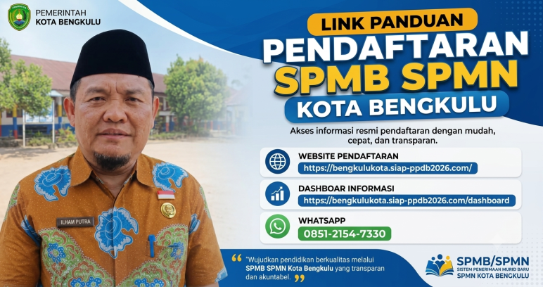SPMB SMP Negeri Kota Bengkulu 2026 Dibuka 25 Juni, Disdikbud Ingatkan Orang Tua Soal Verifikasi Data dan Dokumen