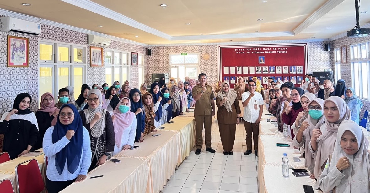 RSUD Chasan Boesoirie Ternate Bekali 30 Pegawai Baru dengan Bantuan Hidup Dasar dan Etika Profesi