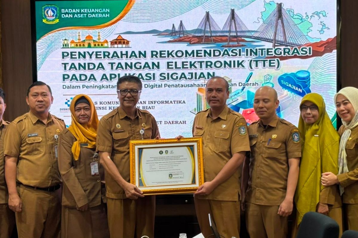 Pemprov Kepri Perkuat Keamanan Digital Aplikasi SIGAJIAN dengan Tanda Tangan Elektronik Tersertifikasi