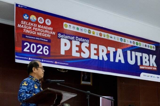 1.381 Peserta Ikuti UTBK SMMPTN Barat 2026 di UPR, 92 Persen dari Kalteng