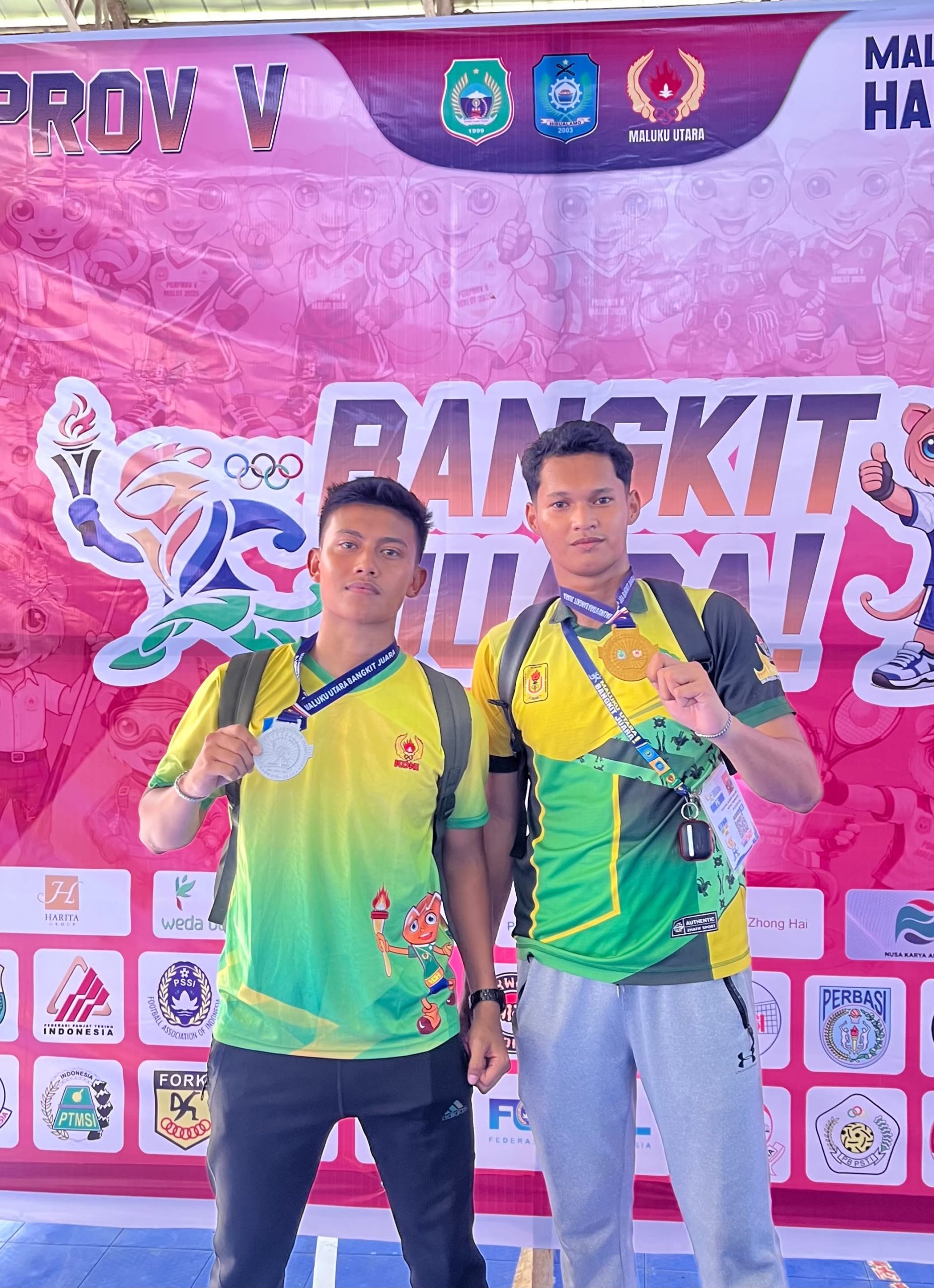 Dua Anggota Dit Samapta Polda Malut Sabet Emas dan Perak di Porprov V Halmahera Raya, Naufal Juara Karate