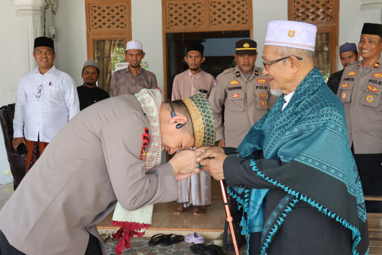 Kapolres Pidie Jaya Silaturahmi ke Dayah Abu Ibrahim Tanjong Bungong, Perkuat Sinergi Jaga Kamtibmas Aceh