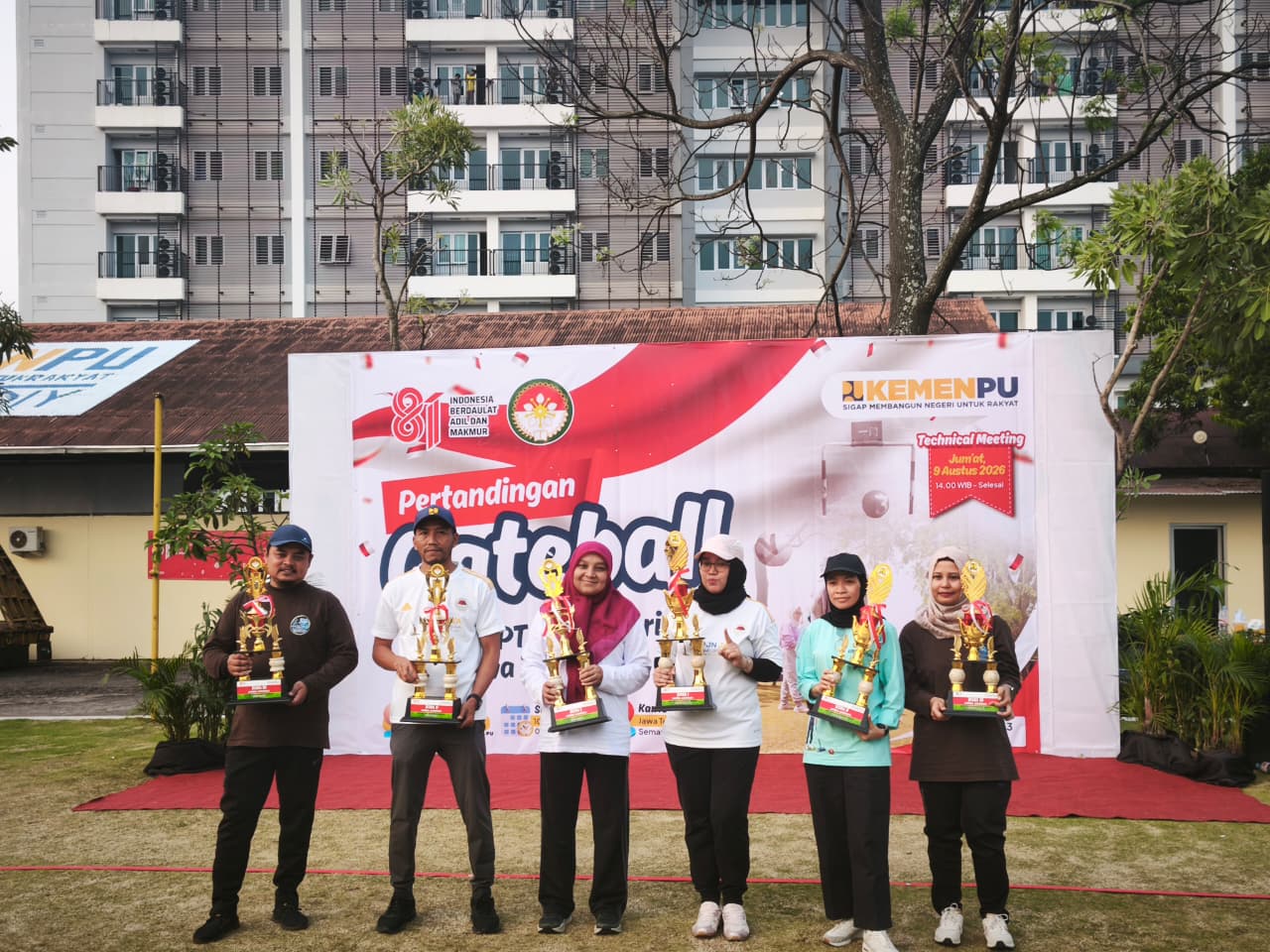 9 UPT Kementerian PU se-Jawa Tengah Bertanding Gateball, Cara BBWS Bengawan Solo Rekatkan Kekompakan Tim