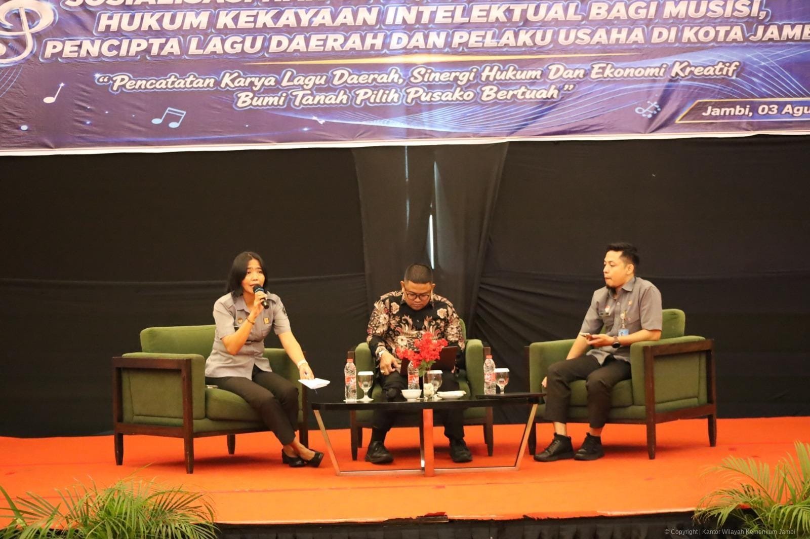 Kanwil Kemenkum Jambi Catatkan Hak Cipta Lagu Daerah Gratis, DJKI Beberkan Aturan Royalti di Platform Digital