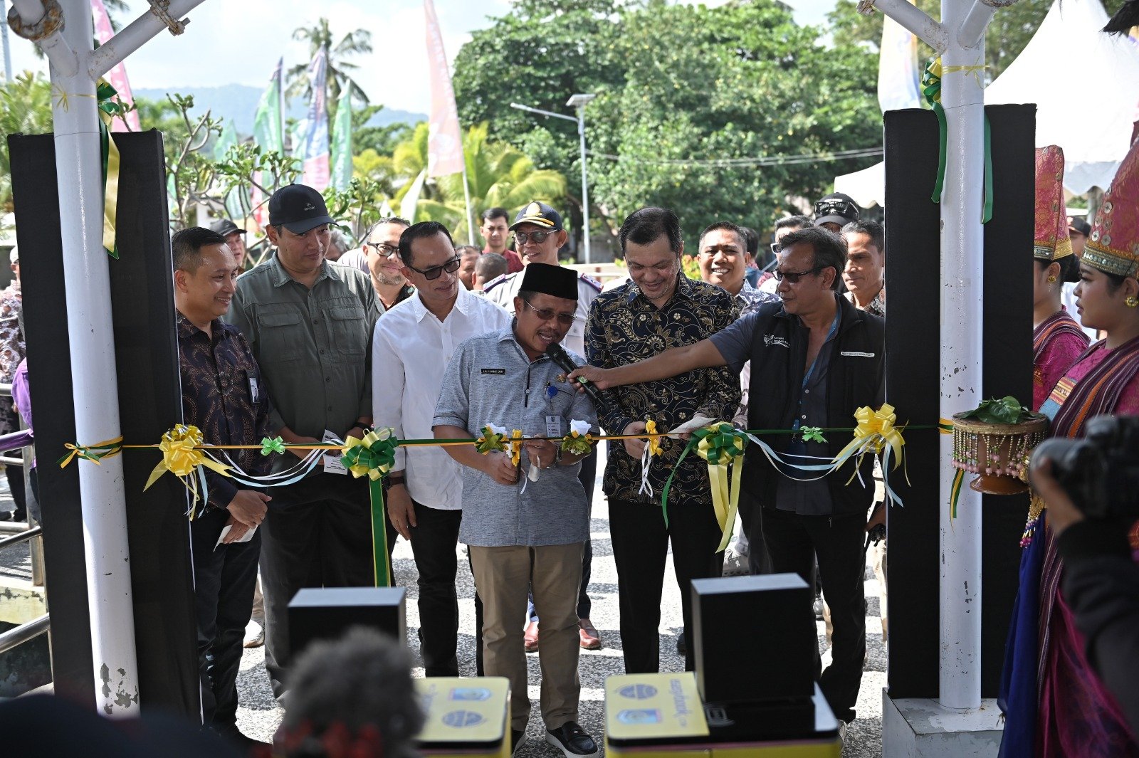 Bank NTB Syariah Dukung Digitalisasi Pelabuhan Senggigi, Sistem E-Ticketing dan Gate In Online Resmi Diluncurkan