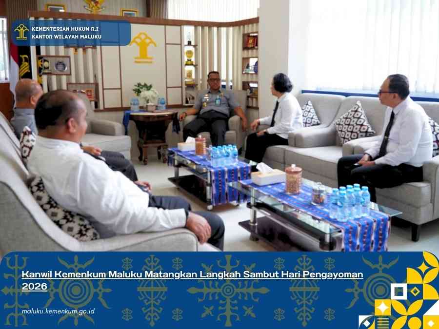 Kanwil Kemenkum Maluku Siapkan Rangkaian Hari Pengayoman 2026, Bakti Sosial hingga Jalan Santai