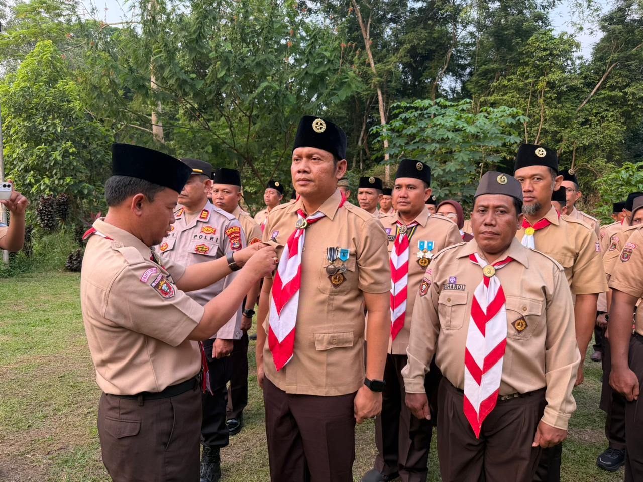 4 Pesan Strategis Ketua Kwarcab Lampung Timur untuk Kwarran Labuhan Ratu, Fokus pada Saka dan Unit Usaha
