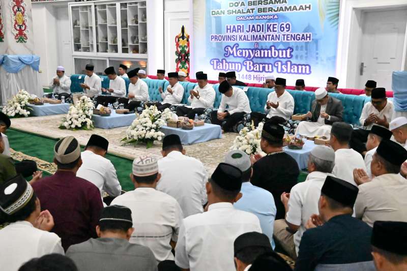 Pemprov Kalteng Gelar Salat Hajat dan Doa Bersama di Istana Isen Mulang, Sambut Tahun Baru Islam 1448 H