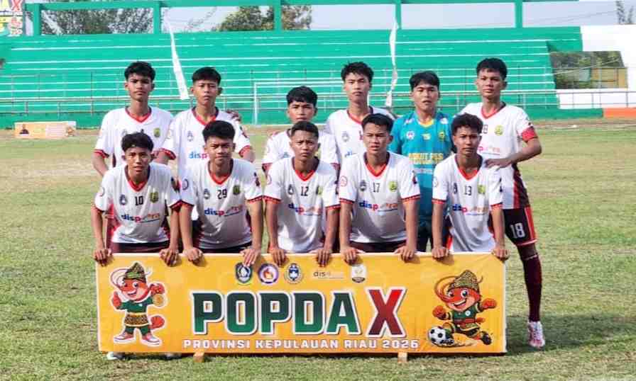 Tim Sepak Bola Tanjungpinang Kalahkan Tuan Rumah Karimun 3-1 di POPDA X Kepri, Modal Penting Hadapi Batam dan Lingga