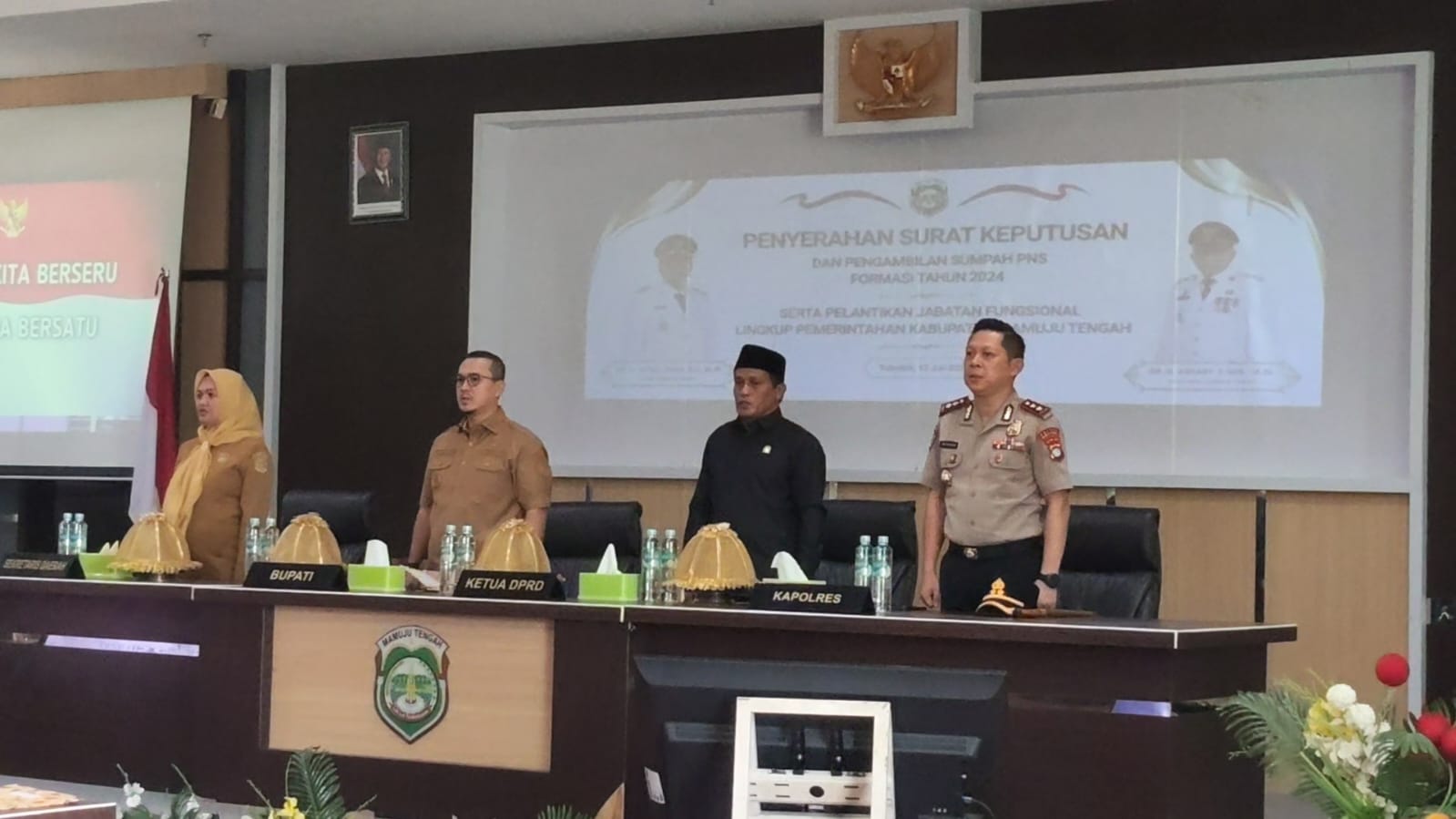 Bupati Mamuju Tengah Kukuhkan 156 CPNS Jadi PNS Formasi 2024, 142 Orang Langsung Dilantik di Jabatan Fungsional