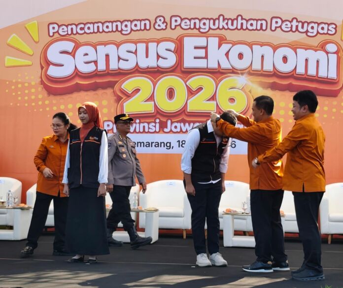 Sensus Ekonomi 2026 Resmi Dimulai di Jawa Tengah, BPS Targetkan Data 32 Juta Unit Usaha Nasional