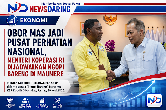 Menteri Koperasi RI Jadwalkan Ngopi Bareng di Maumere, KSP Kopdit Obor Mas Jadi Pusat Perhatian Nasional