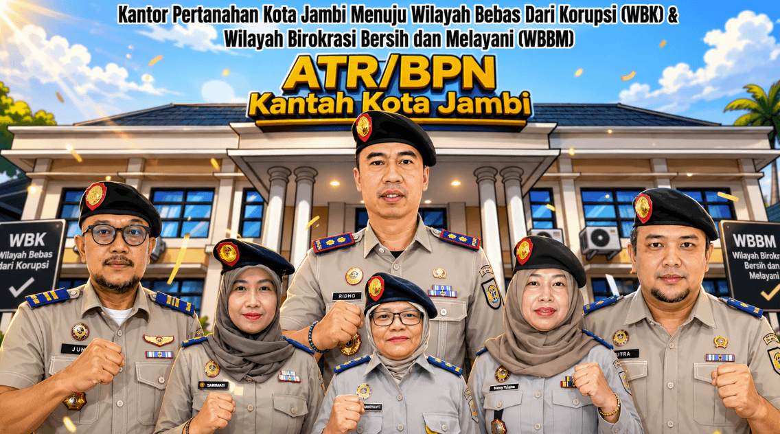 Kantor Pertanahan Kota Jambi Percepat Zona Integritas WBK, Targetkan Layanan Bersih dari Pungli dan Gratifikasi
