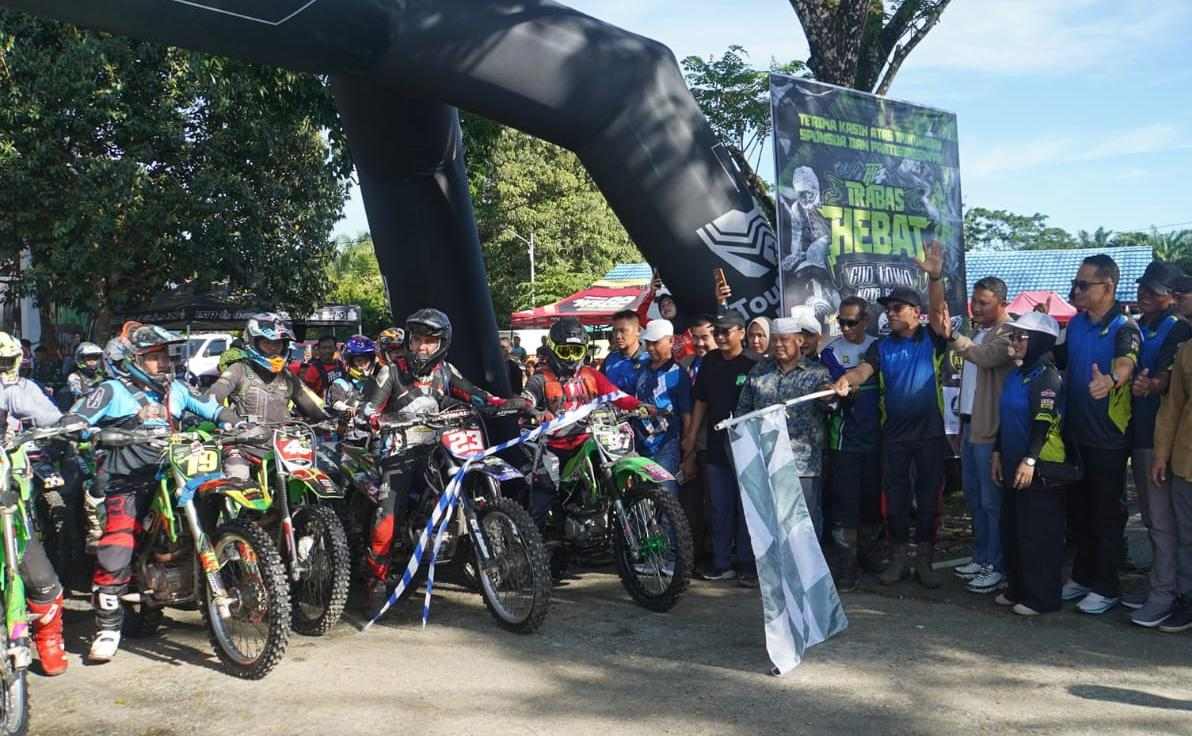 Lebih 1.000 Rider dari Berbagai Daerah Ramaikan Trabas Hebat 4 di Goa Lowo Kotabaru, Melebihi Target