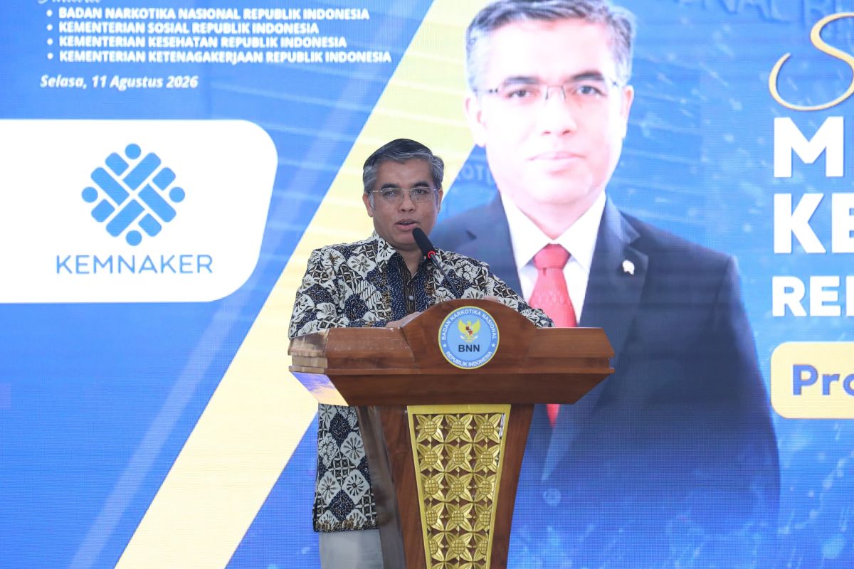 Kemnaker Buka Pelatihan Kerja dan Fasilitasi Lowongan bagi Penyintas Narkoba di Sumsel