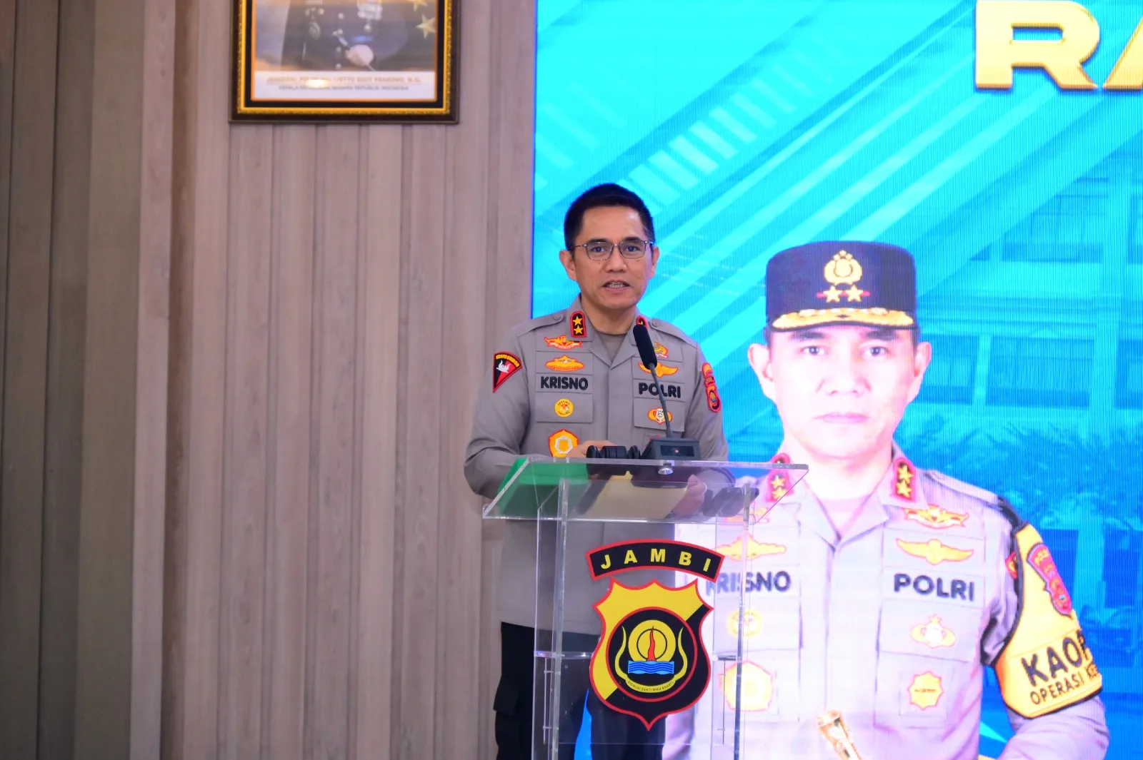 Polda Jambi Gelar Rakernis Gabungan Bidkum dan Bidhumas, Perkuat Kompetensi Hukum dan Komunikasi Publik