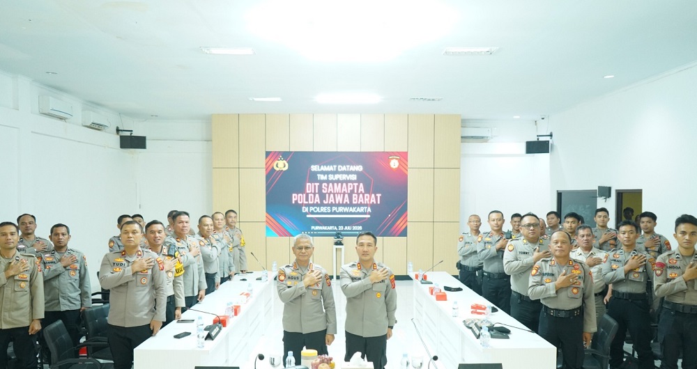 Dit Samapta Polda Jabar Supervisi Kesiapan Personel di Polres Purwakarta dan Subang: Ini yang Dievaluasi
