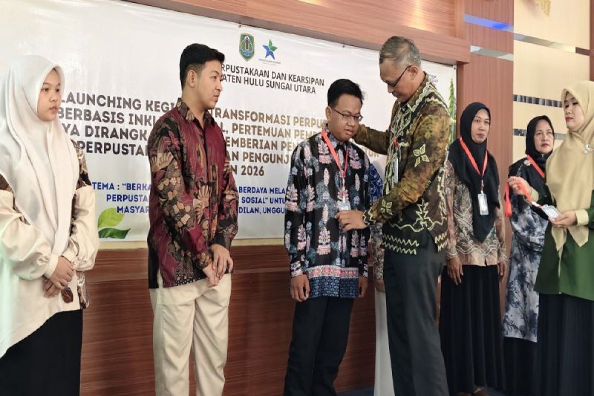 Pemkab HSU Luncurkan Program Transformasi Perpustakaan di 11 Desa, Warga Dapat Pelatihan Sasirangan hingga Tata Boga