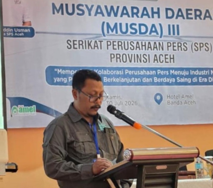 Mukhtaruddin Usman Kembali Pimpin SPS Aceh, Unggul Satu Suara atas Zulfikar di Musda III
