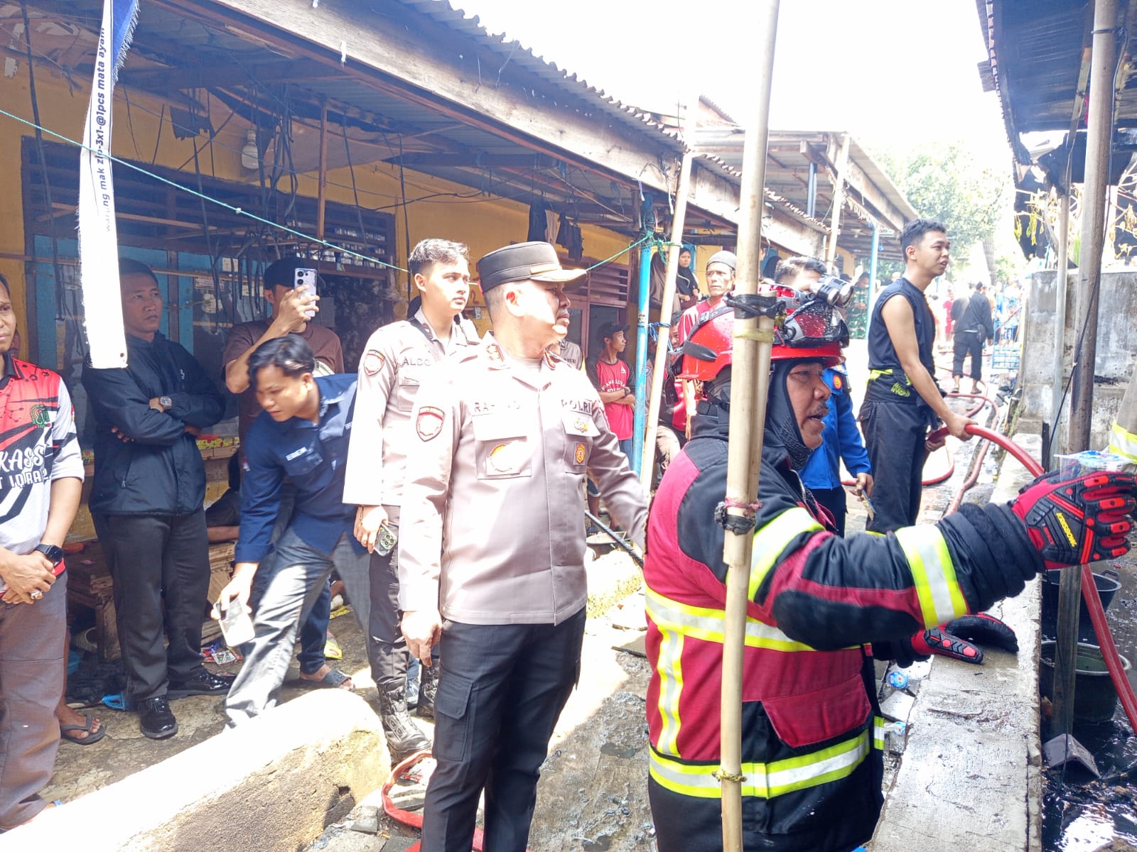 Kebakaran di Gang Damai 1 Kelurahan Pengantungan Bengkulu Hanguskan 21 Rumah, Polisi Selidiki Titik Api dari Bedengan