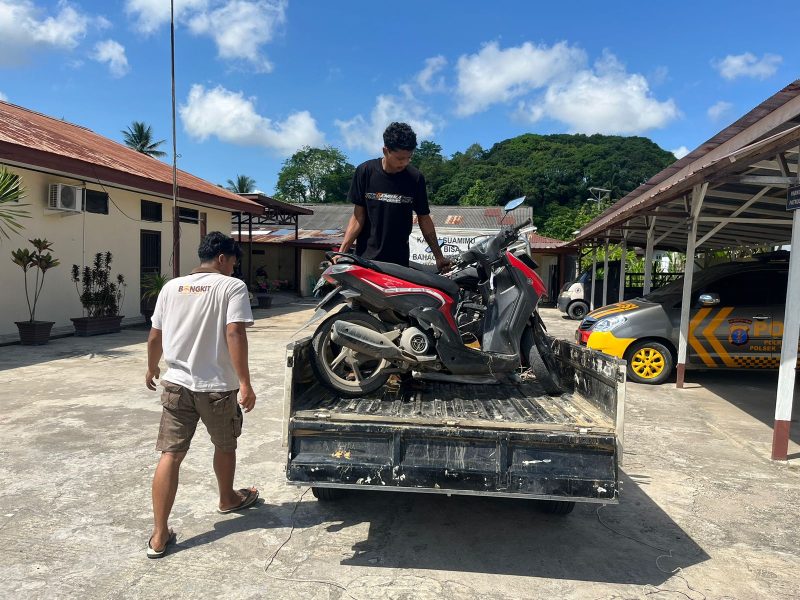 Gagal Kabur ke Gorontalo, Pencuri Motor di Masjid Sangkulirang Diringkus Saat Hendak Menyeberang di Pelabuhan Tarakan