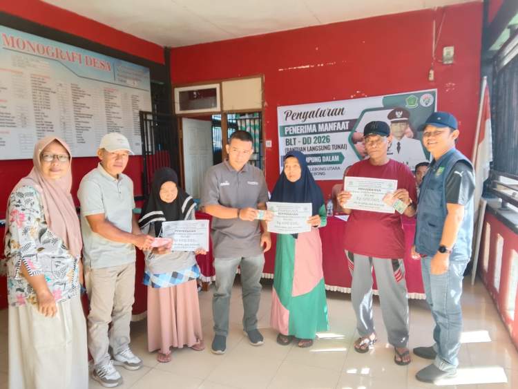 Pemerintah Desa Kampung Dalam Lebong Salurkan BLT Dana Desa Rp1,2 Juta per KPM untuk Enam Bulan Sekaligus