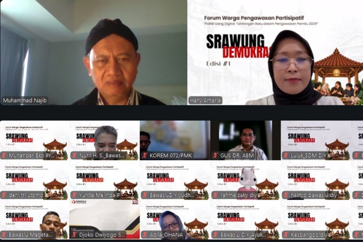 Bawaslu DIY Perluas Pengawasan Partisipatif Jelang Pemilu 2029 Lewat Forum Srawung Demokrasi