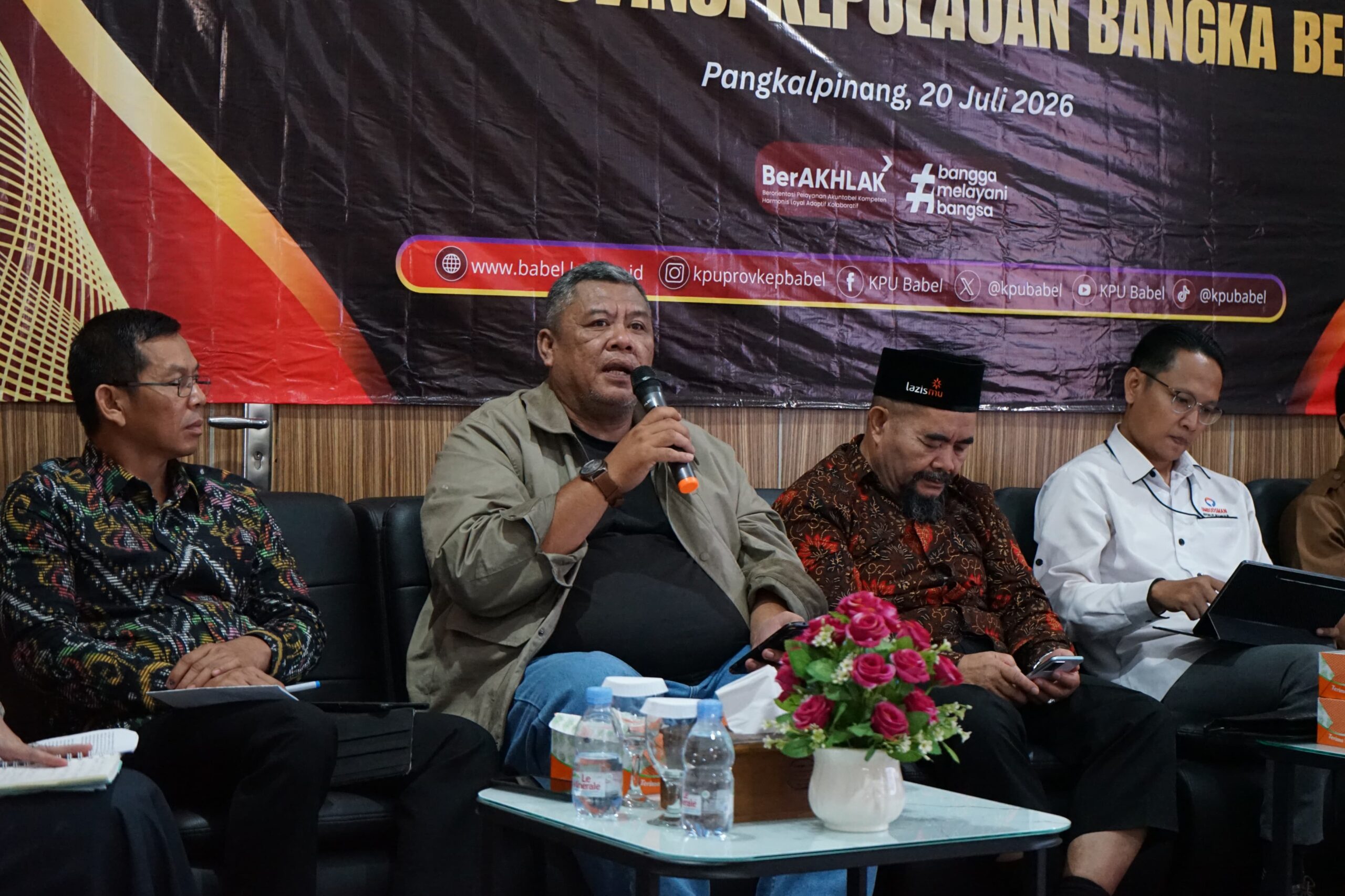 KPU Bangka Belitung Kumpulkan Masukan Warga untuk Tujuh Standar Layanan Pemilu, Termasuk Pengaduan dan Informasi Publik
