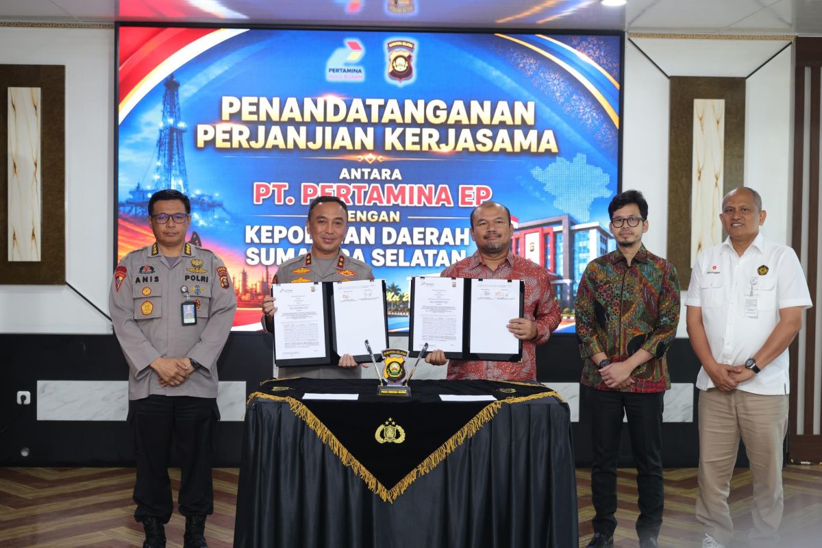 PHR dan Polda Sumsel Teken Kerja Sama Pengamanan Sumur Migas, 3 Ancaman Ini Jadi Fokus Utama
