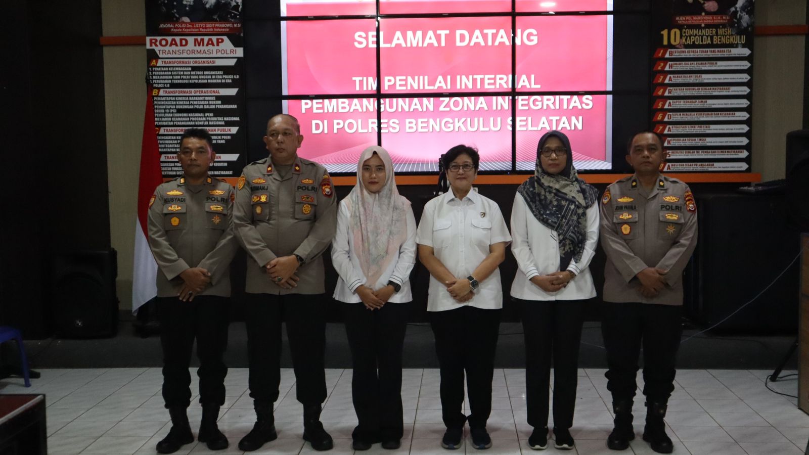 Polres Bengkulu Selatan Dievaluasi Tim Mabes Polri untuk Predikat WBK dan WBBM, Ini Aspek yang Dinilai