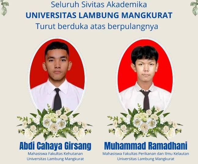Dua Mahasiswa ULM Meninggal Dunia Saat KKN di Tanah Bumbu, Kampus Dampingi Keluarga dan Serahkan Penyelidikan ke Polisi