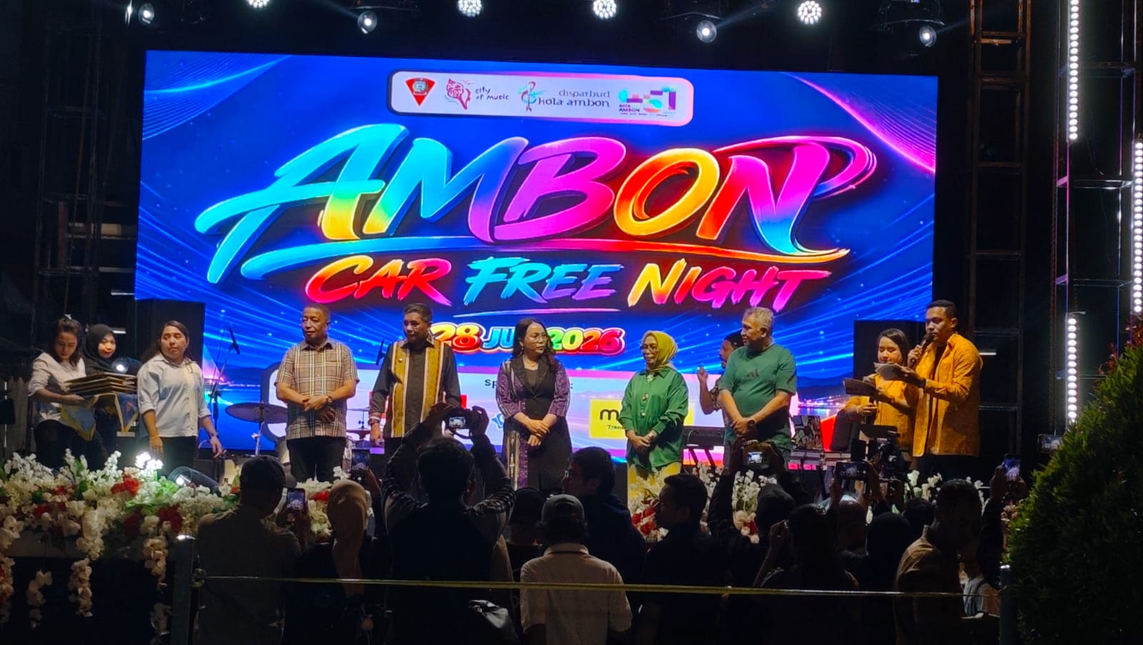 Pemkot Ambon Resmi Luncurkan Ambon Car Free Night, Wali Kota Pastikan Jadi Agenda Rutin untuk Ekonomi Kreatif