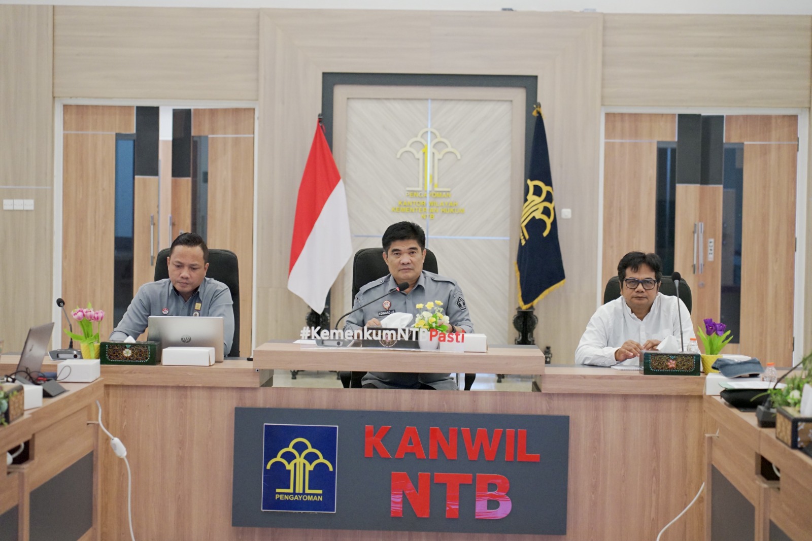 Kanwil Kemenkum NTB Harmonisasi Dua Raperda Lombok Utara, Termasuk Penyertaan Modal di Bank NTB Syariah