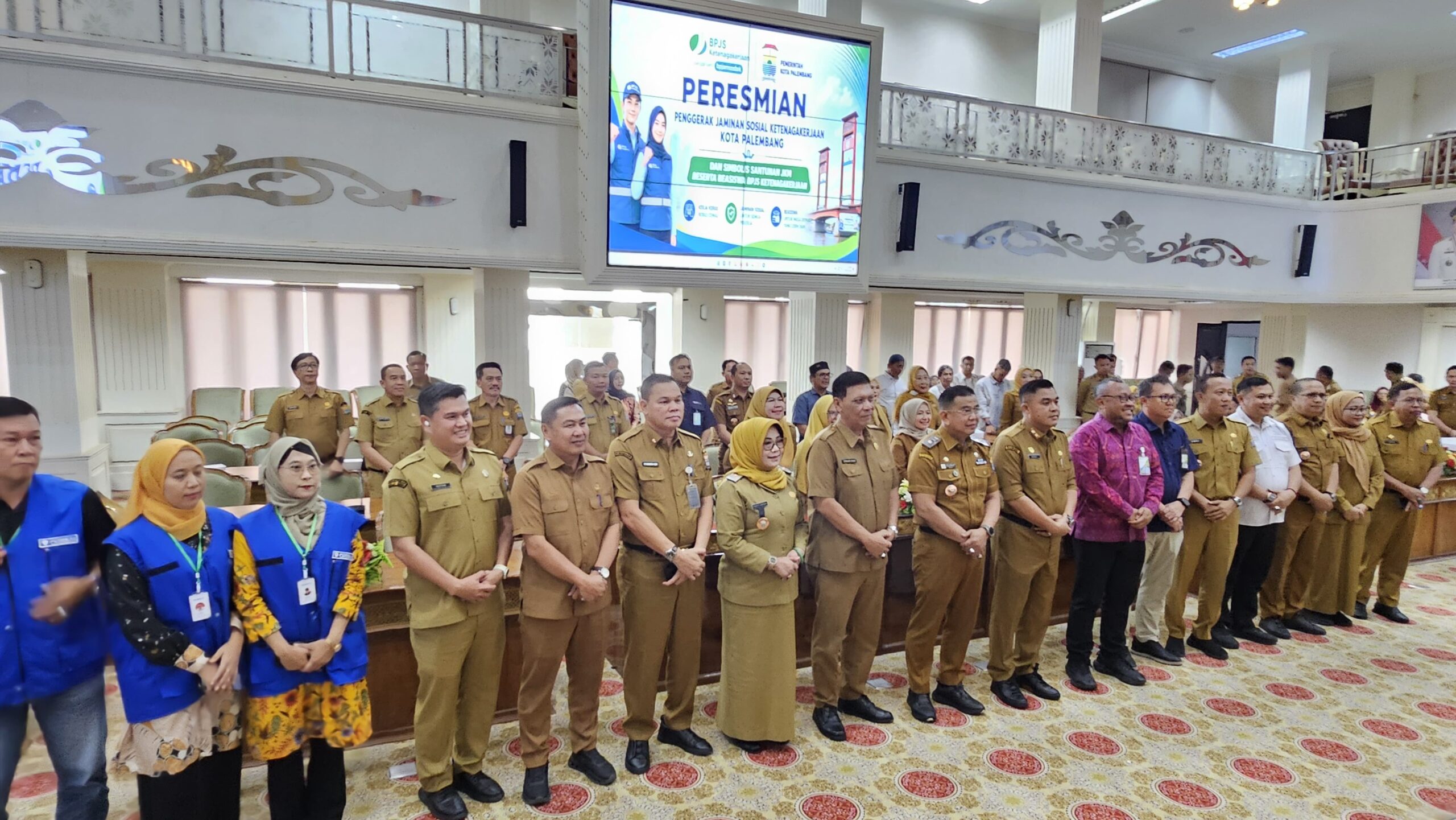 Pemkot Palembang dan BPJS Ketenagakerjaan Lantik 36 Agen Penggerak Jaminan Sosial, Targetkan Perlindungan Pekerja Informal