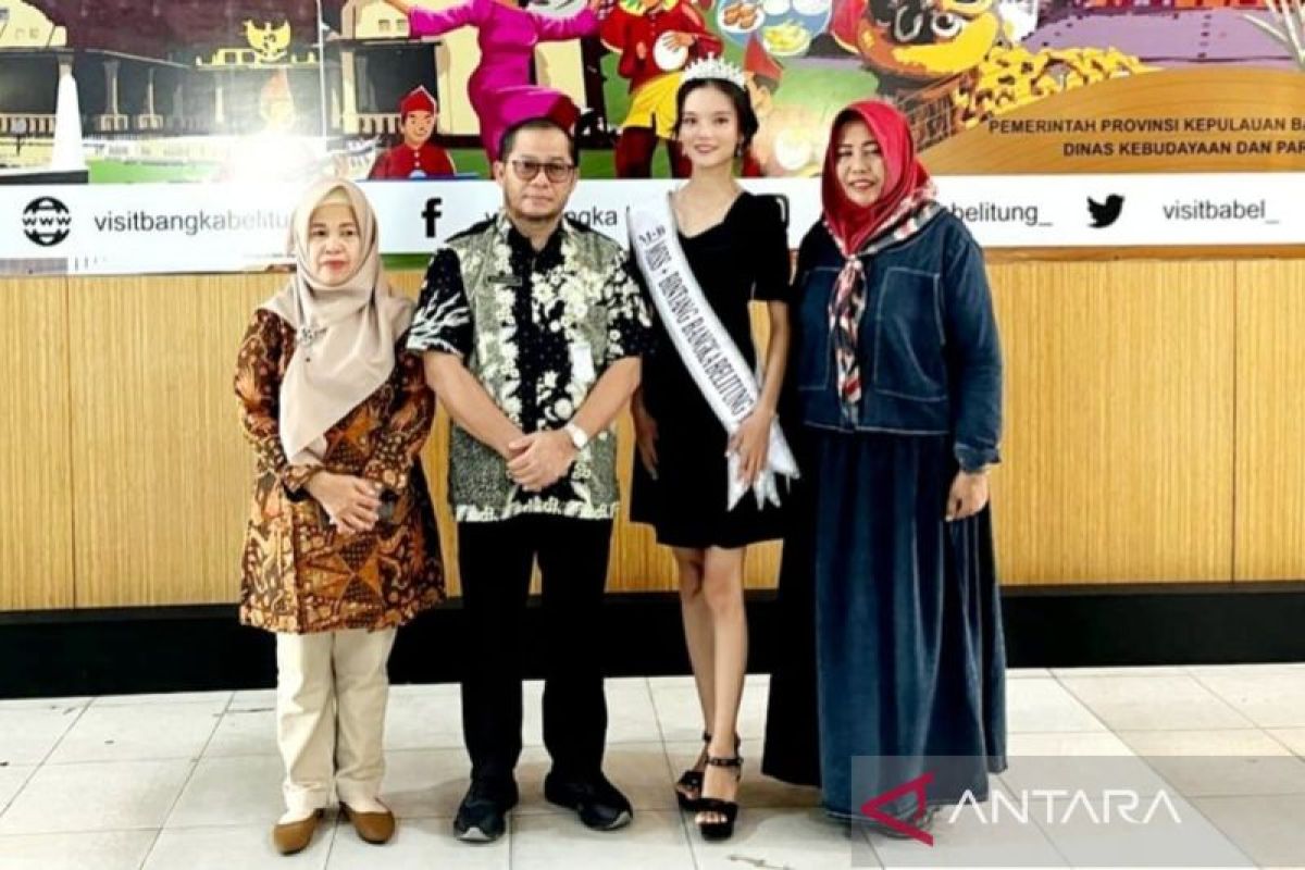 Siswi SMKS Yapensu Sungailiat Natania Callista Ratno Wakili Bangka Belitung di Miss Bintang Indonesia 2026