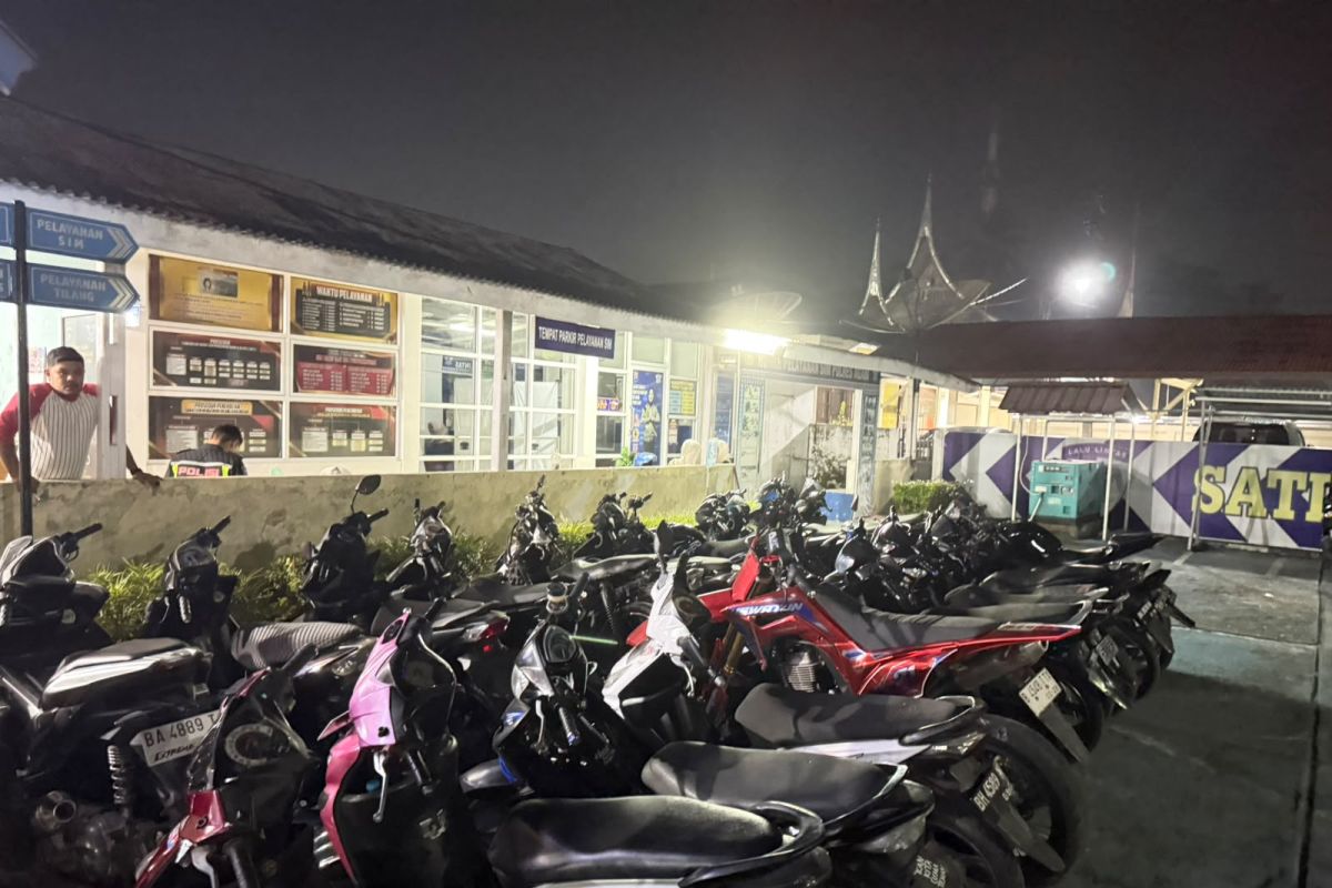 Polres Agam Amankan 30 Sepeda Motor Knalpot Brong di Lubuk Basung, Didominasi Remaja di Bawah Umur