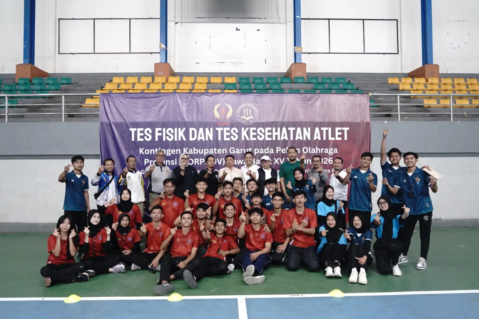 Bupati Garut Tinjau Langsung Tes Fisik Atlet Porprov 2026, Pastikan Atlet Dikirim dalam Kondisi Prima