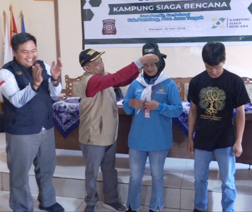 Setelah Banjir Bandang Tewaskan Warga, Kemensos RI Bentuk Kampung Siaga Bencana di Desa Penakir Pemalang