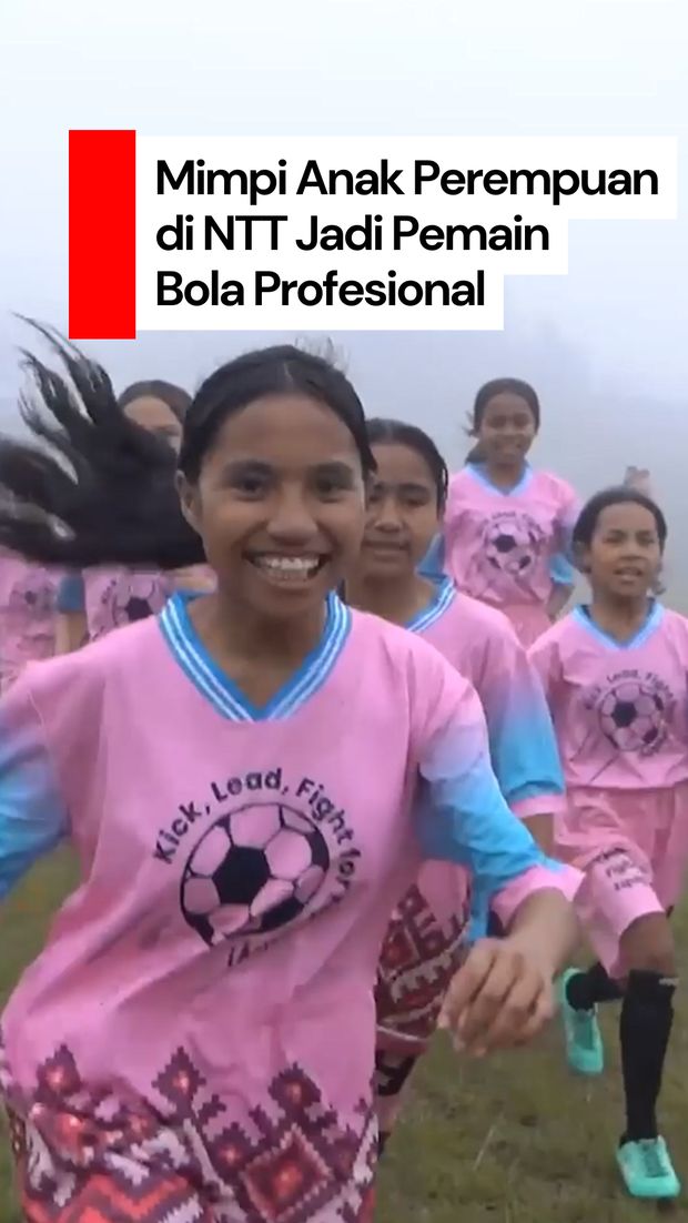 380 Anak Perempuan di Timor Tengah Selatan NTT Kini Bermain Sepak Bola, Tantang Stereotipe Gender