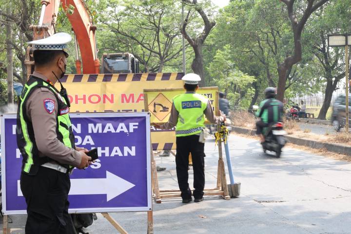 Rekonstruksi Total Jalan Marsekal Suryadarma Tangerang Dimulai, Contraflow Diberlakukan di 5 Segmen Menuju Bandara Soetta