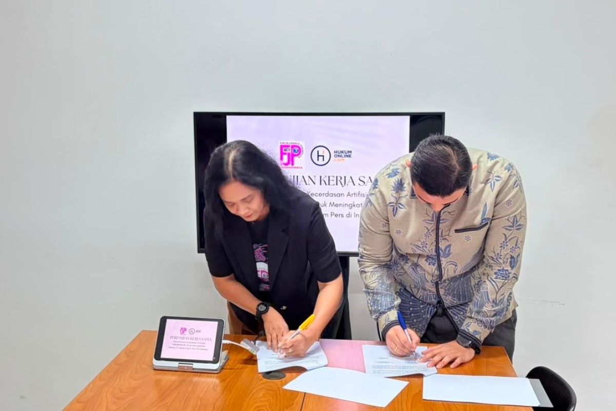 Hukumonline Beri Akses Gratis AIlex ke 18 Cabang FJPI, Jurnalis Perempuan Sumatera Barat Bisa Manfaatkan