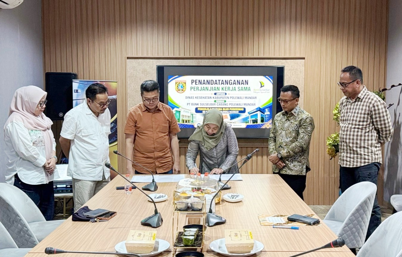 Pemkab Polewali Mandar Gandeng Bank Sulselbar Kelola Dana Puskesmas, Targetkan Transparansi Keuangan BLUD