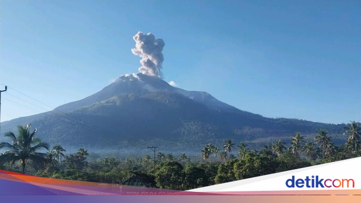 Dua Gunung di NTT, Lewotobi Laki-laki dan Ile Lewotolok, Erupsi Hampir Bersamaan, Warga Diminta Waspadai Zona Radius 2-5 Km