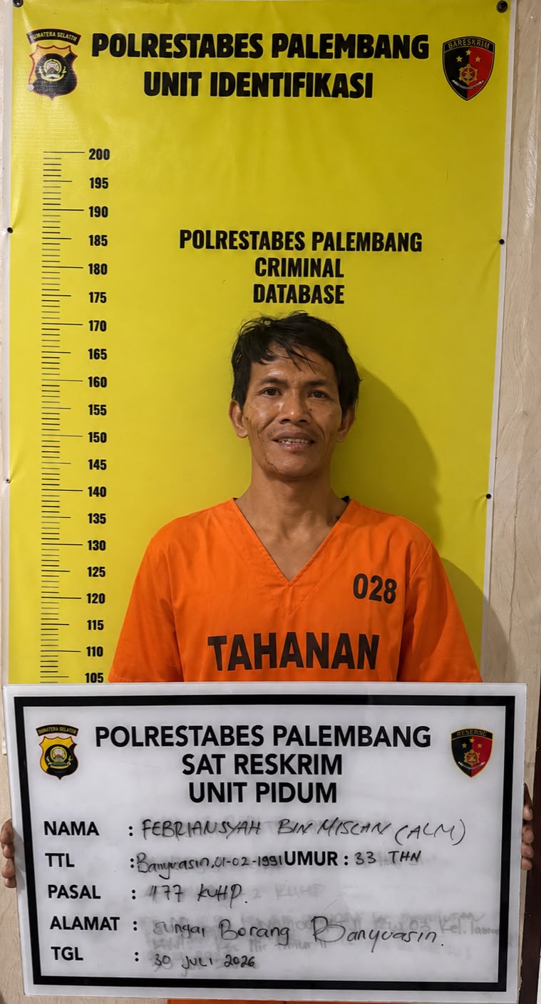 Residivis Curanmor Asal Ogan Ilir Bobol Toko Manisan di Jakabaring, Gasak 86 Slop Rokok Rp 31 Juta