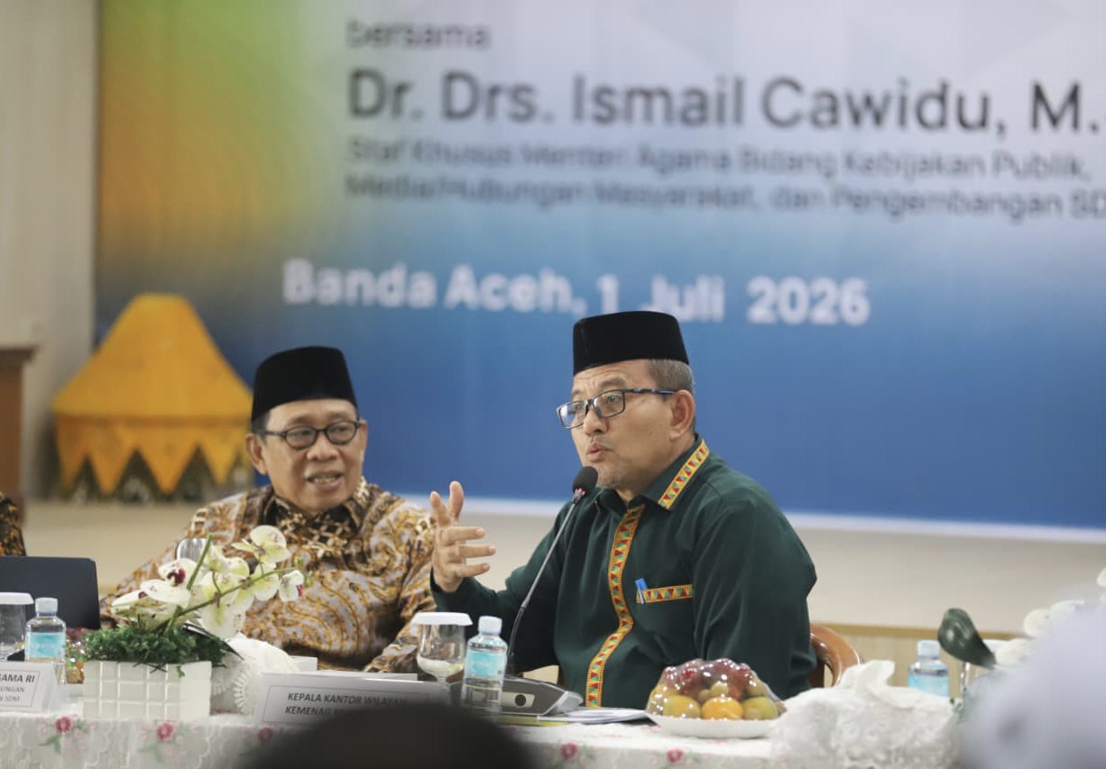 Kemenag Aceh Kumpulkan 72 Pranata Humas dari Seluruh Kabupaten/Kota, Targetkan Informasi Publik Lebih Kredibel