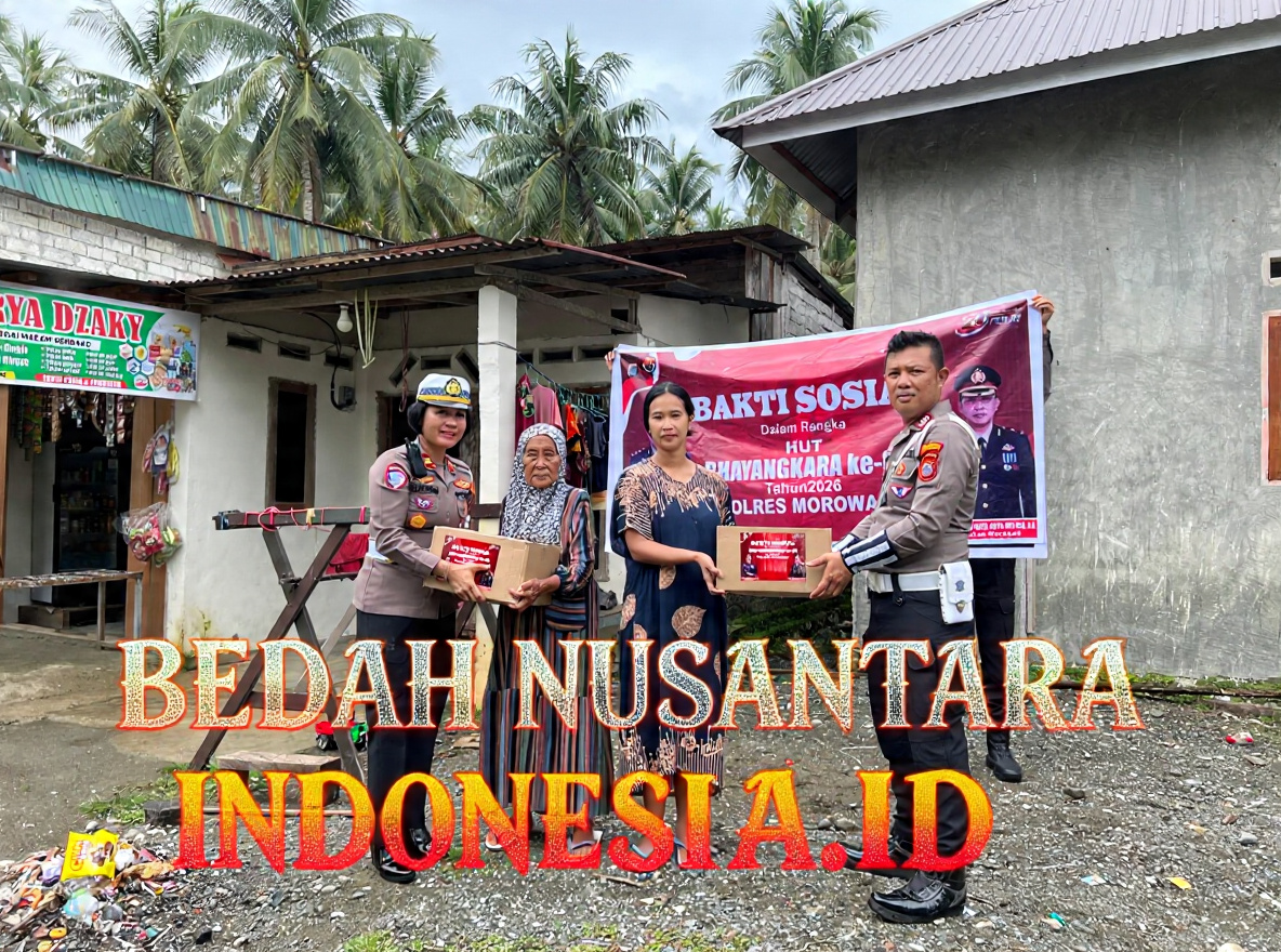 Polres Morowali Salurkan 600 Paket Sembako untuk Warga Kurang Mampu, Bentuk Syukur HUT Bhayangkara ke-80