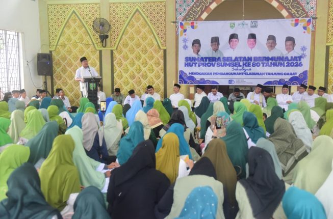 Gubernur Herman Deru Apresiasi Kontribusi Nahdliyin di Milad ke-80 Sumsel, Doa Bersama untuk Pelabuhan Tanjung Carat