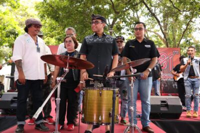 Wali Kota Denpasar Buka Rock Kemerdekaan di Lapangan Puputan Badung, Ratusan Warga Padati Konser HUT RI ke-81