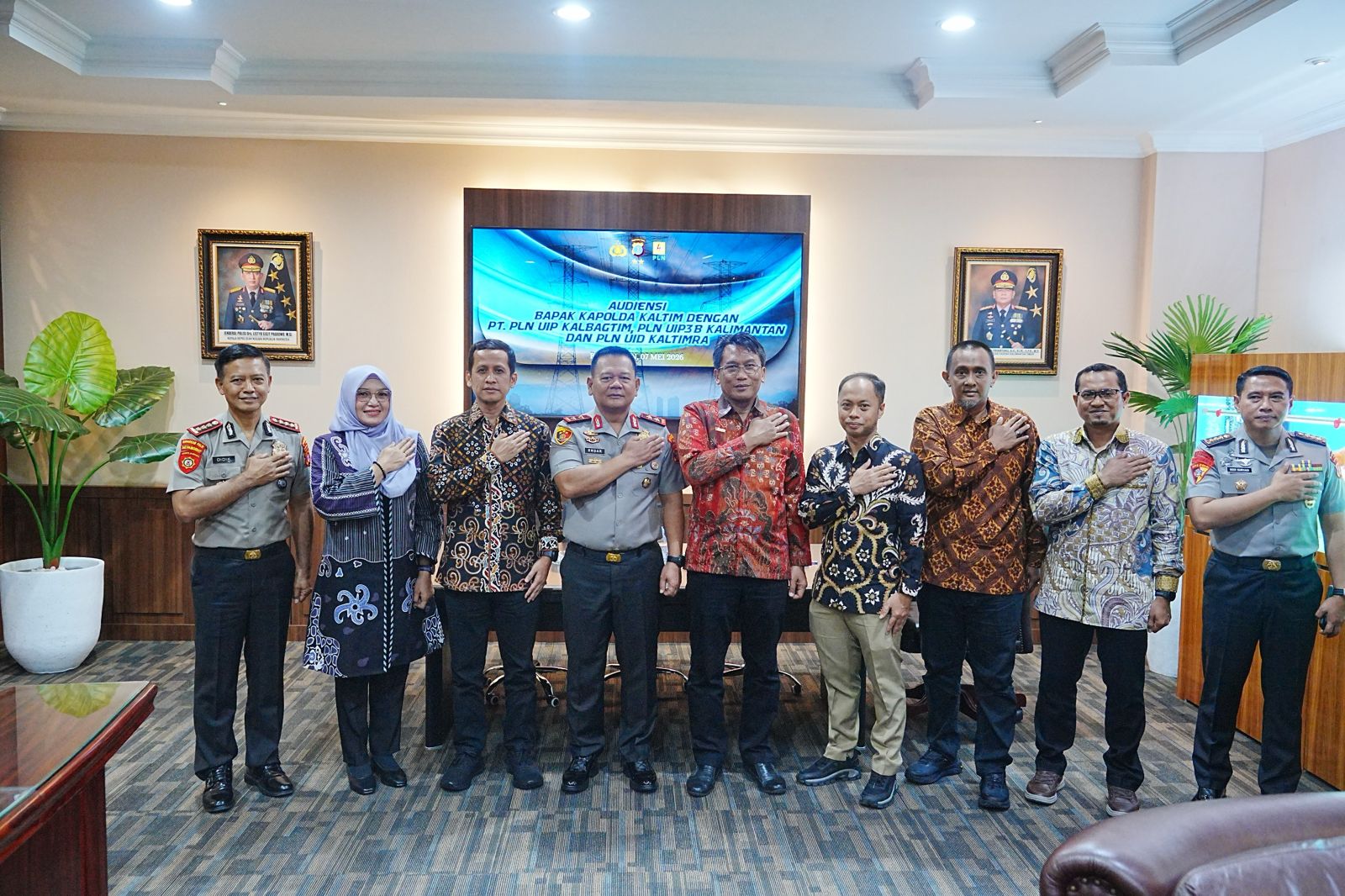 PLN Grup Kaltimra dan Polda Kaltim Perkuat Sinergi Pengamanan Objek Vital Kelistrikan, Antisipasi Gangguan Infrastruktur