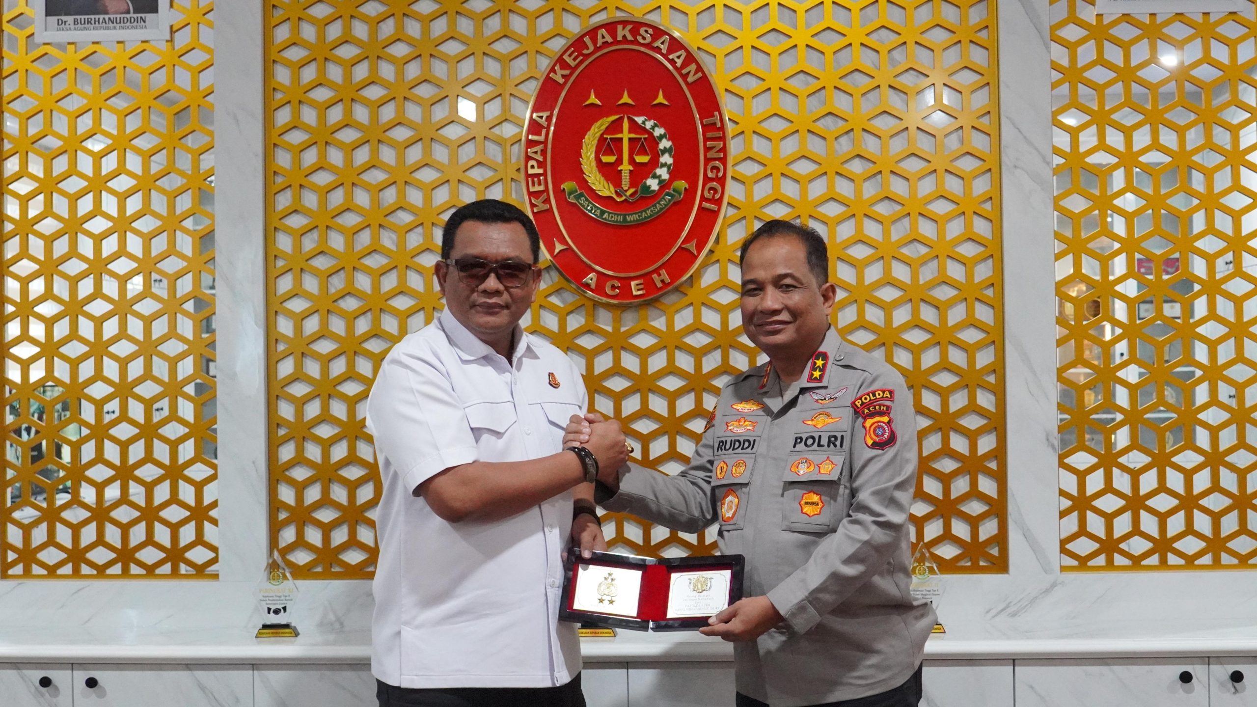 Kapolda Aceh Irjen Rudi Setiawan Sambangi Kejati Aceh, Perkuat Sinergi Penegakan Hukum di Bumi Serambi Mekkah